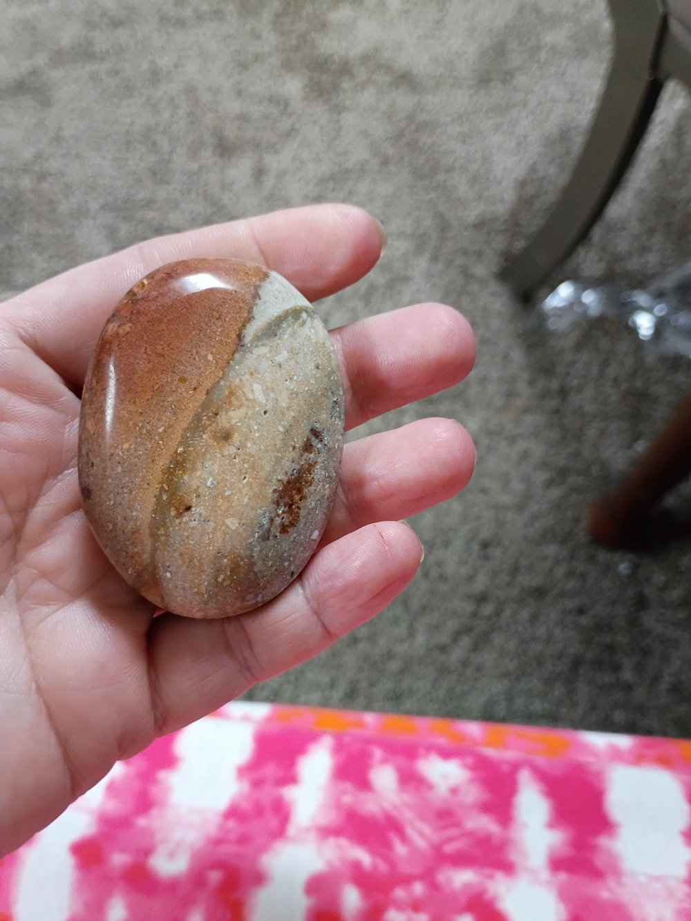 Picasso Jasper Palm Stone